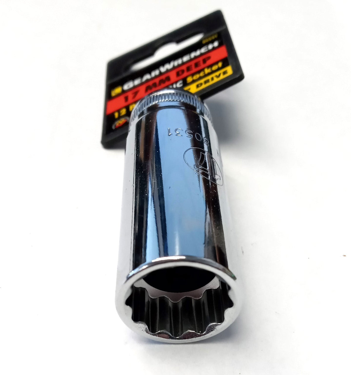 GearWrench 80531 3/8" Dr 12 Point Deep Metric Socket 17mm - product image 2
