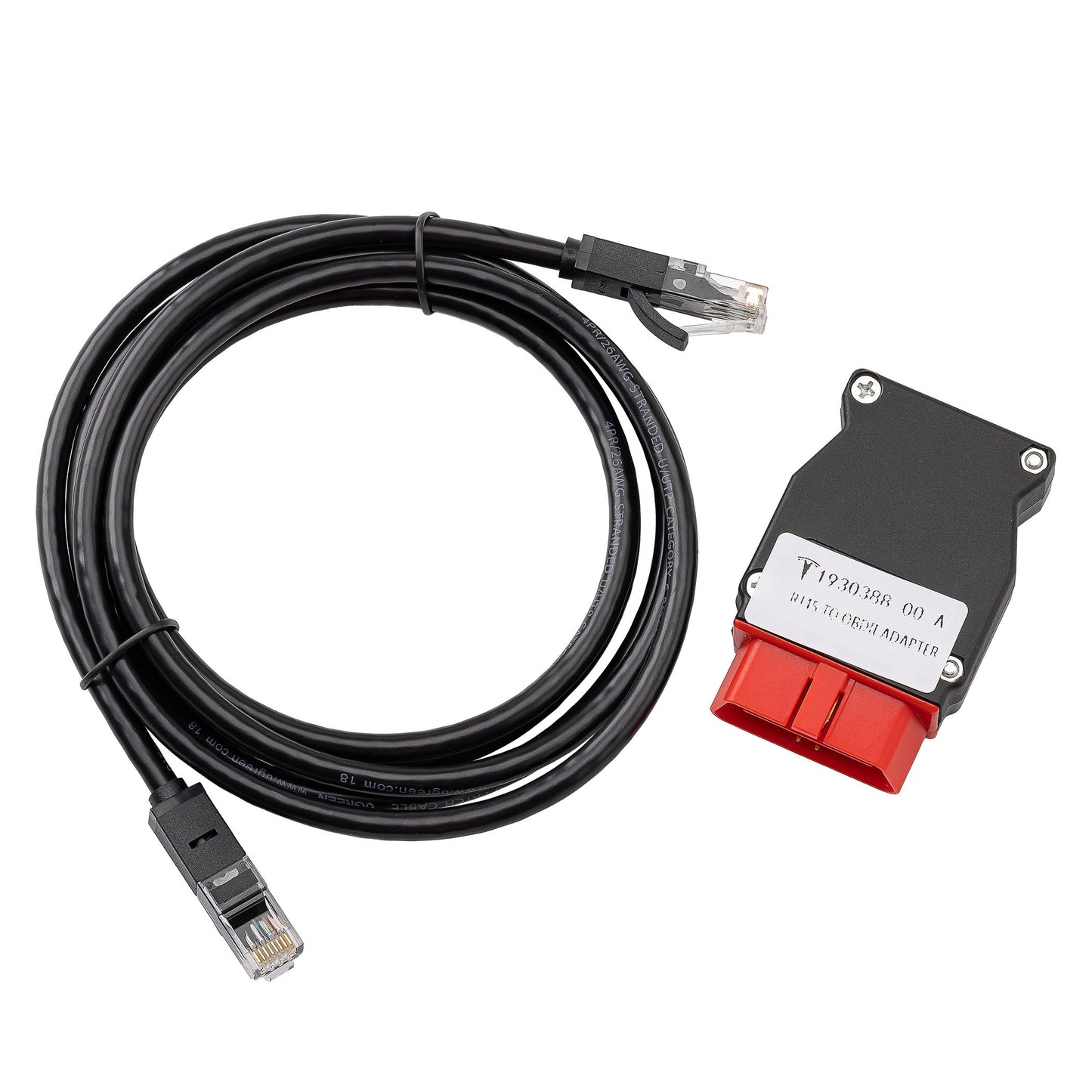 OBD II TO RJ45 NETWORK PORT – supplier reference 1930388-00-A