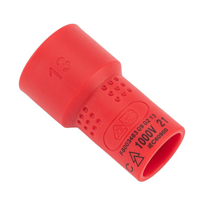 SKT, 1/4" SQ DR, 13MM, HV INSULATED - product image 2