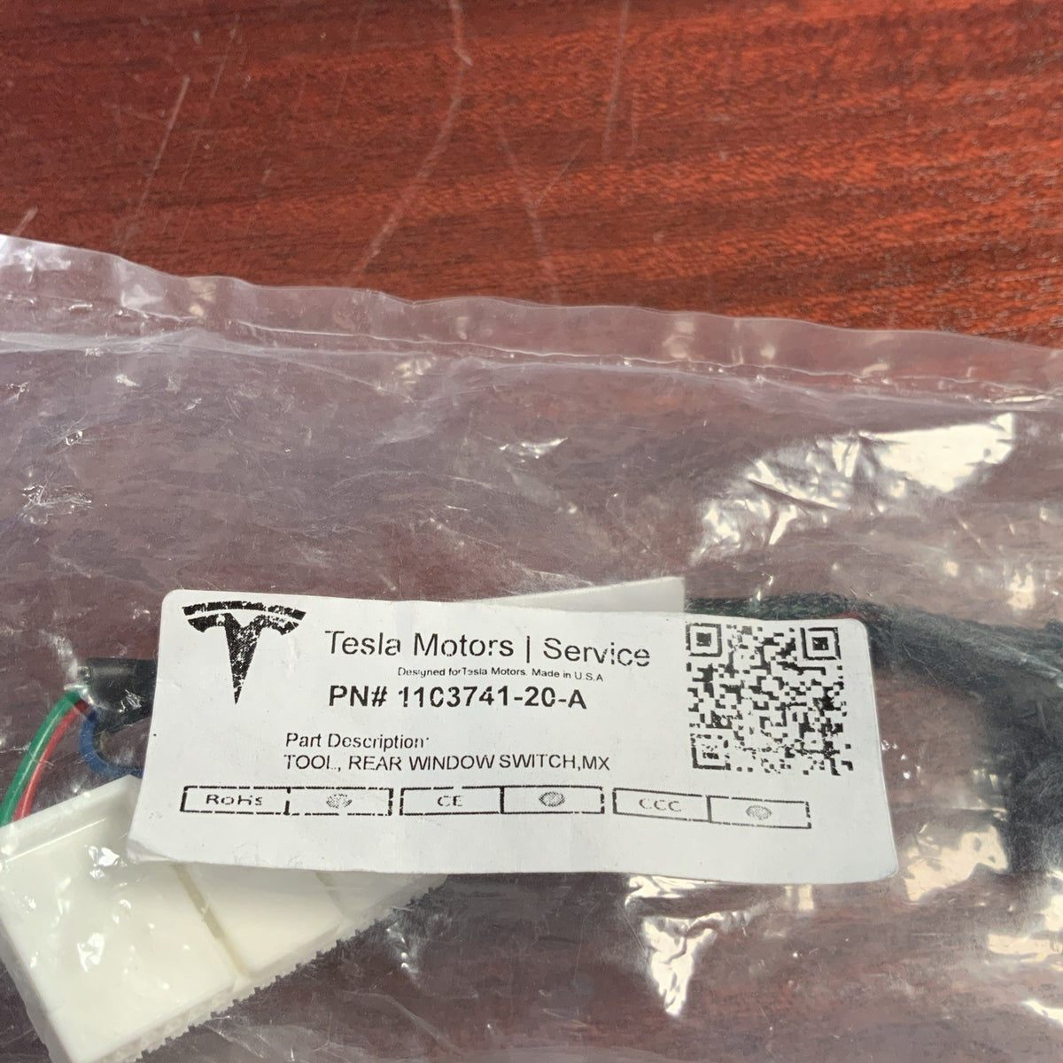 Tesla OEM Rear Window Switch Service Tool Harness 1103741-20-A - product image 2