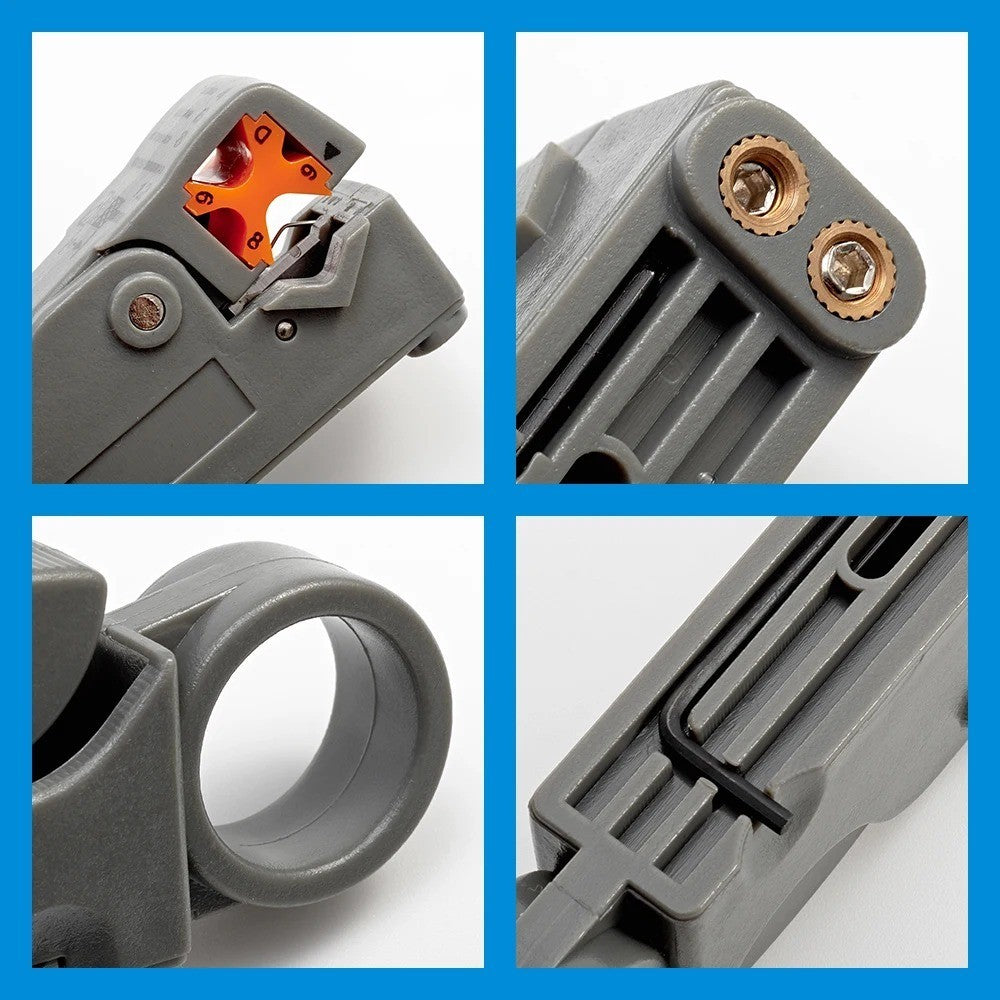 Wire Stripping Pliers Stainless Steel Cable Stripper Hex Wrench Electrical Tool - product image 5
