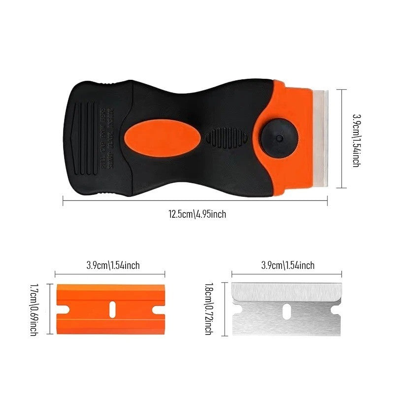Auto Glass Scraper Non-Scratch Plastic Razor Blade Car Window Tool - product image 5