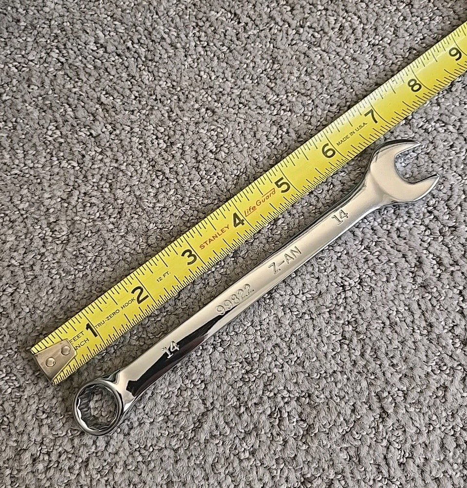 Craftsman 99822 14mm 12pt Combination Wrench Z-AN Series New Polished Chrome - product image 5