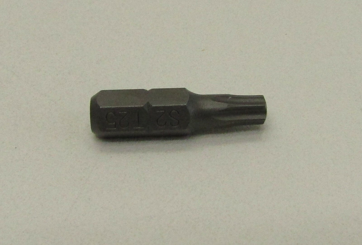 1x T25 Torx Star 25mm Long 1/4" Hex Shank Screwdriver Bit Hardened 1" Replace - product image 5