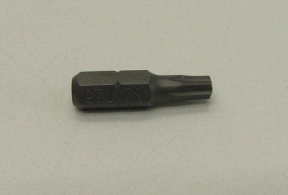 1x T25 Torx Star 25mm Long 1/4" Hex Shank Screwdriver Bit Hardened 1" Replace - product image 5