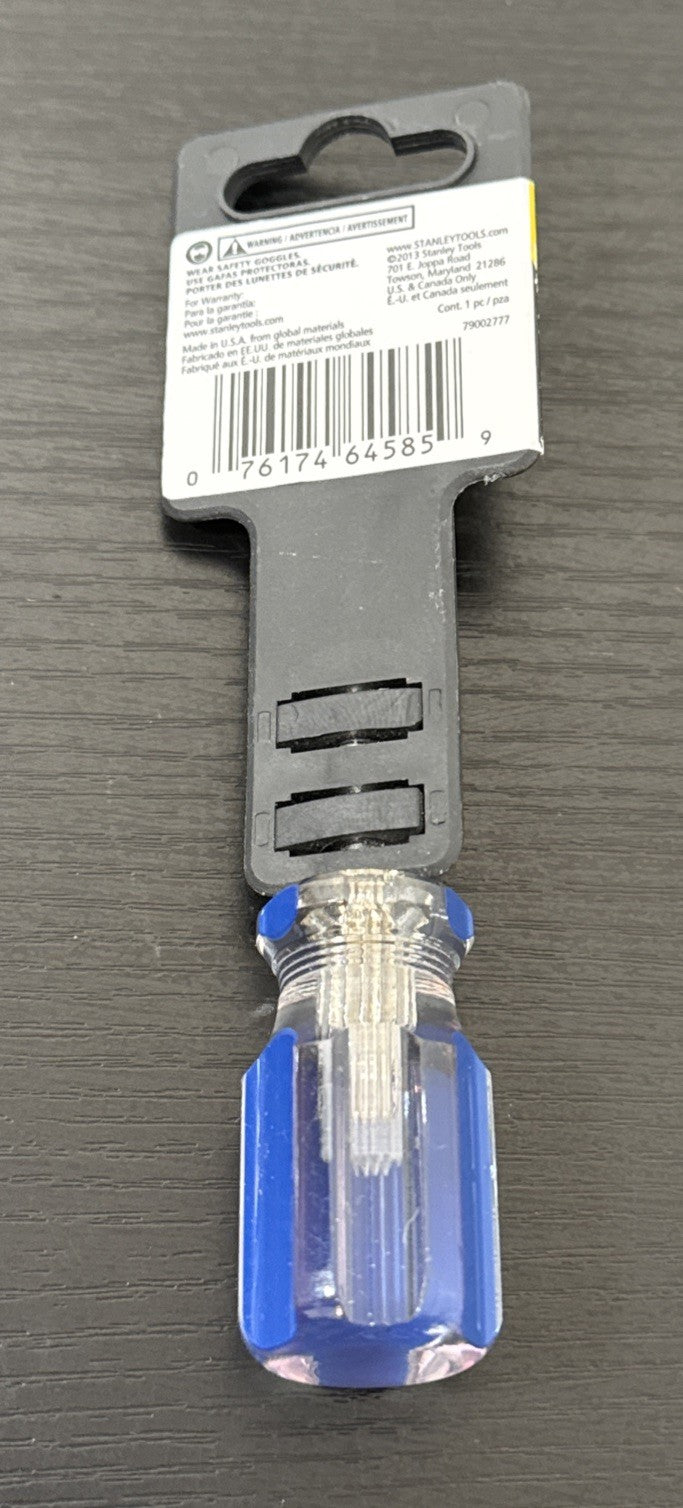 NEW Stanley Stubby Screwdriver PH2 x 1-1/2" / 2 PT X 40mm Made In USA - product image 6
