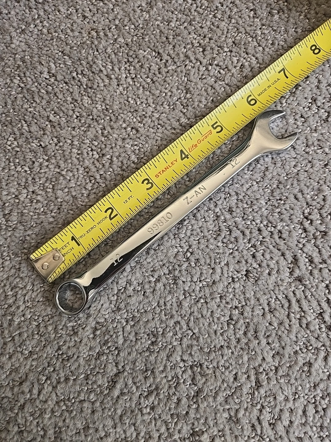 Craftsman 99810 12mm 12pt Combination Wrench Z-AN Series New Polished Chrome - product image 5