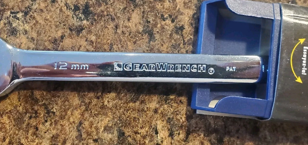 GearWrench , 12mm Ratcheting Combination Wrench, 12 Point - product image 3