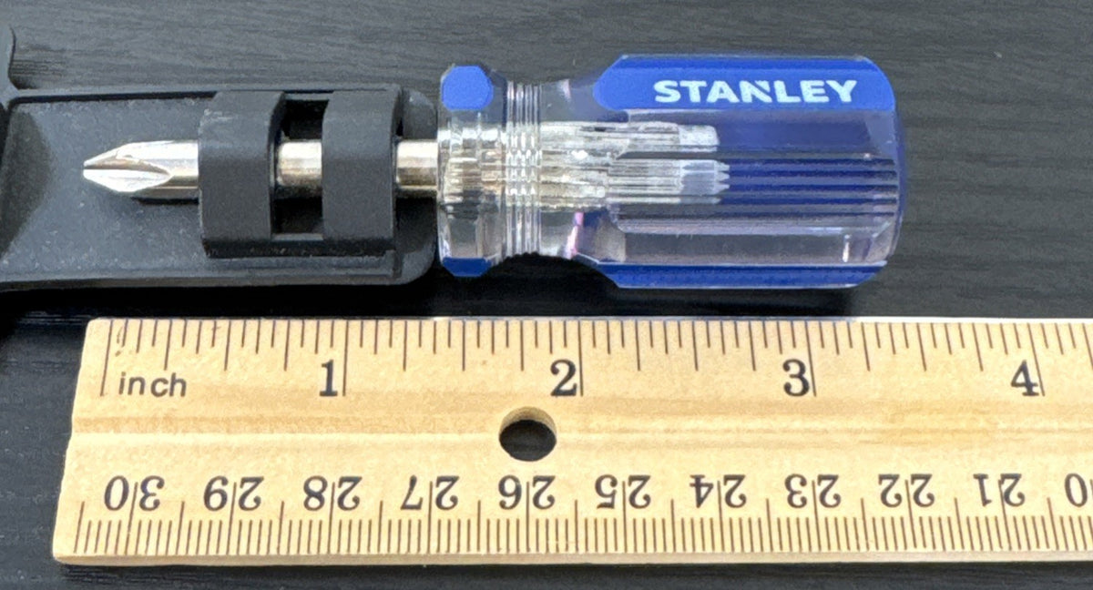 NEW Stanley Stubby Screwdriver PH2 x 1-1/2" / 2 PT X 40mm Made In USA - product image 3