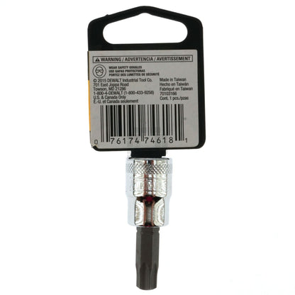Dewalt DWMT74618OSP T47 Chrome Torx Bit Socket, 3/8" Drive, 74-618D - product image 4