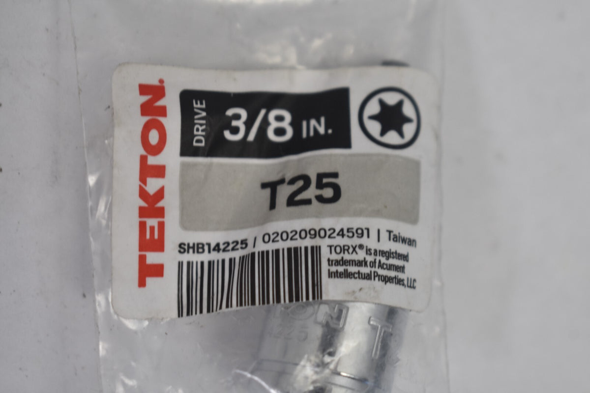 Tekton Tools T25 Tip Star Bit Socket Replacement Unit 3/8 Drive x T25 SHB14225 - product image 2