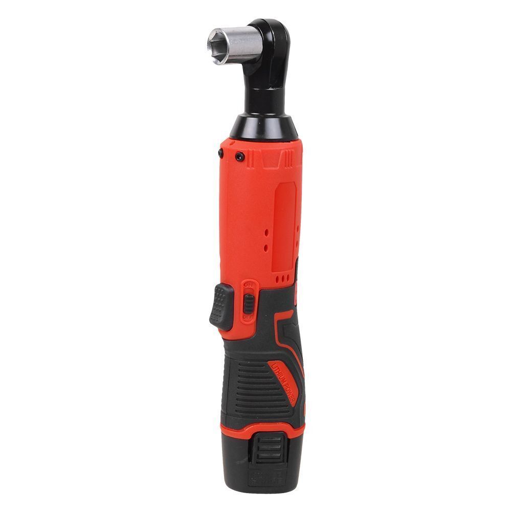 12V 3/8"&1/4" Electric Cordless Ratchet Wrench,45 ft-lbs w/ 7 Sockets 2 Battery - product image 13