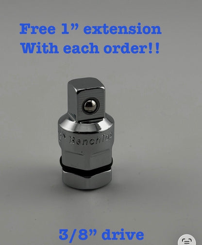 Craftsman 14mm socket, 12 Point, 3/8" Drive Shallow Socket  Easy Read 34645. 223 - product image 2