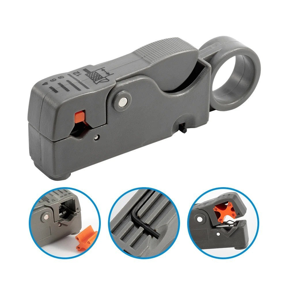 Wire Stripping Pliers Stainless Steel Cable Stripper Hex Wrench Electrical Tool - product image 3